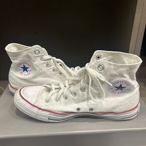 High Top White Converse